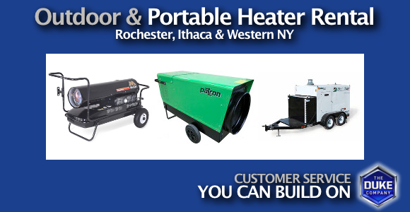 Outdoor & Portable Heater Rental in Rochester NY, Ithaca NY | Equipment