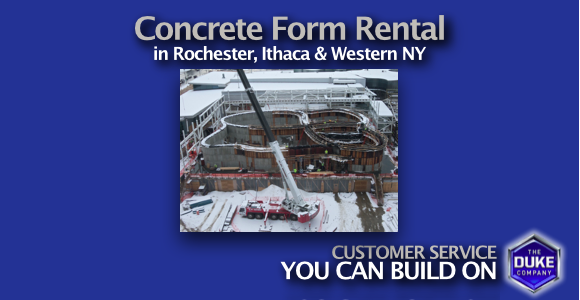Picture of Concrete Forms for Rent in Rochester and Ithaca NY