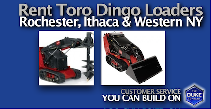 Picture of Rent Toro Dingo Loaders in Rochester NY and Ithaca NY
